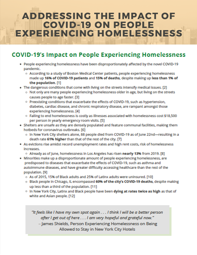 2020.10.09_Impact of COVID-19 on People Experiencing Homelessness