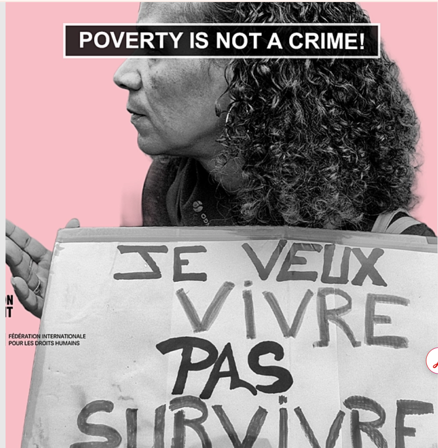 Poverty is not a crime